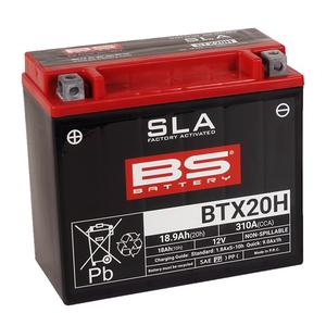 Továrně aktivovaná motocyklová baterie BS-BATTERY BTX20 (FA) (YTX20 (FA))