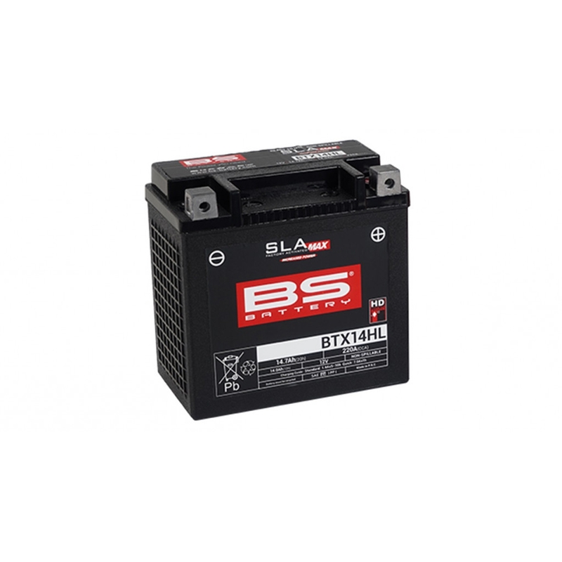 Továrně aktivovaná motocyklová baterie BS-BATTERY SLA MAX