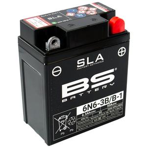 Továrně aktivovaná motocyklová baterie BS-BATTERY 6N6-3B/B-1 (FA)