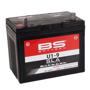 Továrně aktivovaná motocyklová baterie BS-BATTERY U1-9 SLA (12N24-4A) (FA)