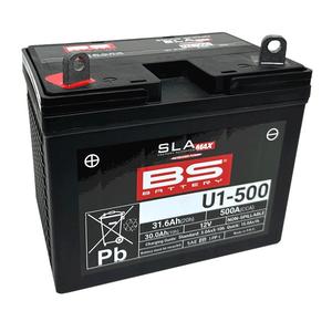 Továrně aktivovaná motocyklová baterie BS-BATTERY U1-500 SLA MAX