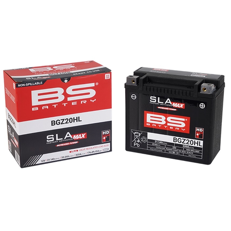Továrně aktivovaná motocyklová baterie BS-BATTERY SLA MAX
