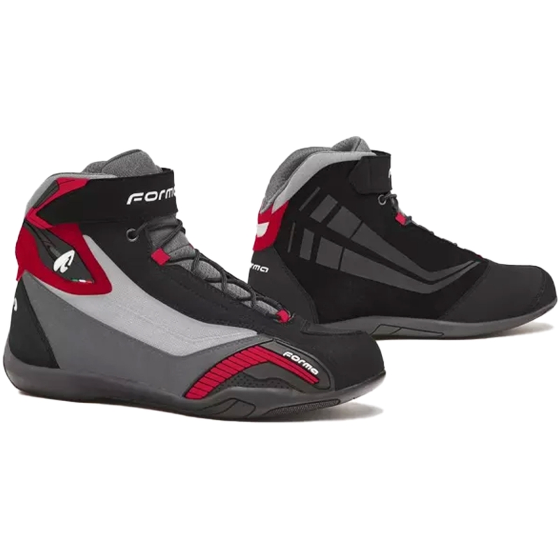 Boty na motorku Forma Genesis černo-šedo-bordó