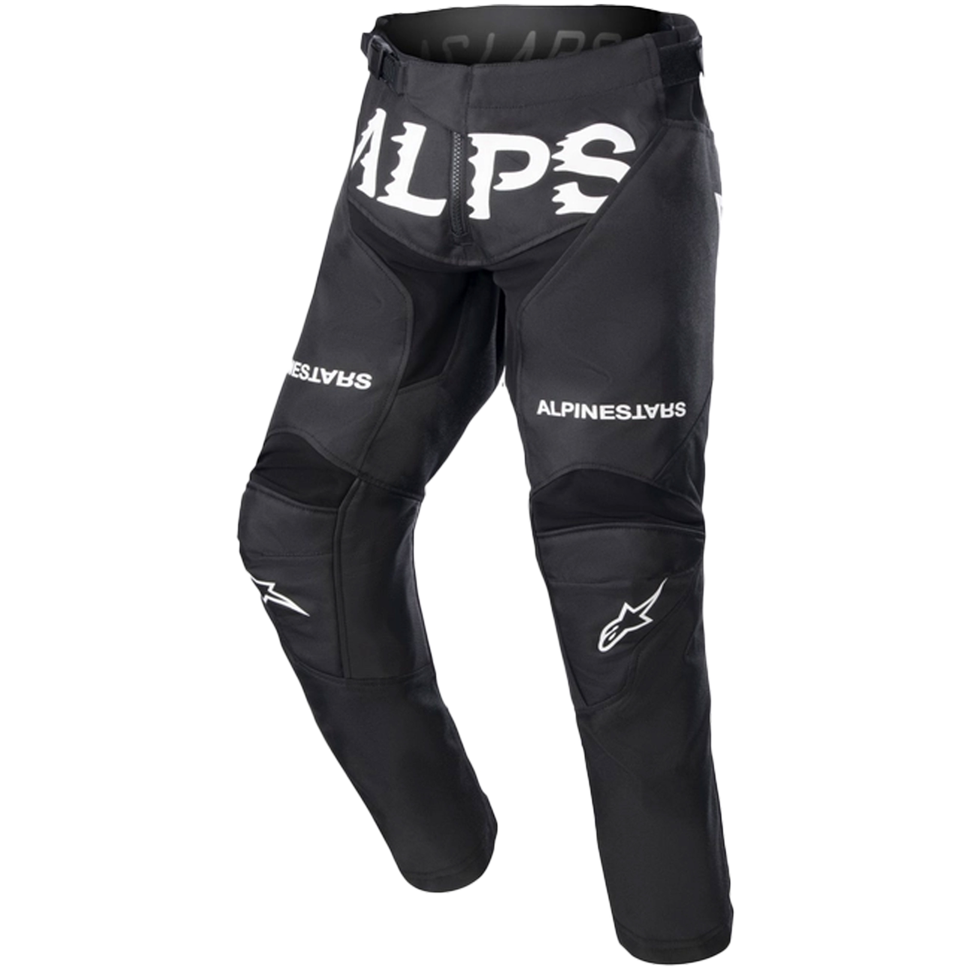 Dětské motokrosové kalhoty Alpinestars Racer Found Kids černo-bílé Velikost: 18