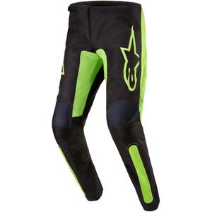 Motokrosové kalhoty Alpinestars Fluid Lurv černo-fluo žluté