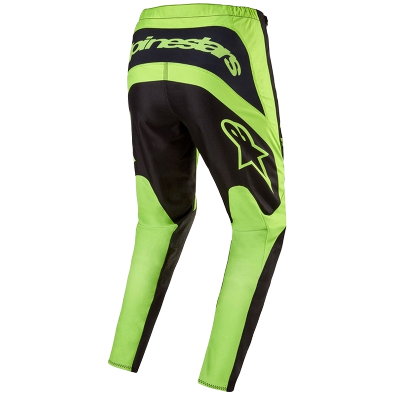 Motokrosové kalhoty Alpinestars Fluid Lurv černo-fluo žluté