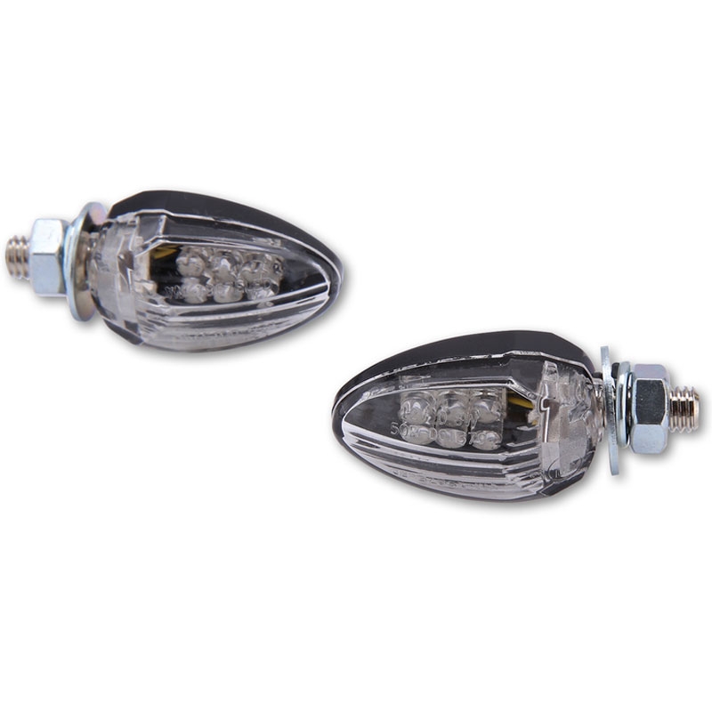 Blinkry na motorku Highsider Smart Drop LED černé
