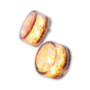 Blinkry na motorku Highsider Smart Module Sixteen LED kouřově šedé
