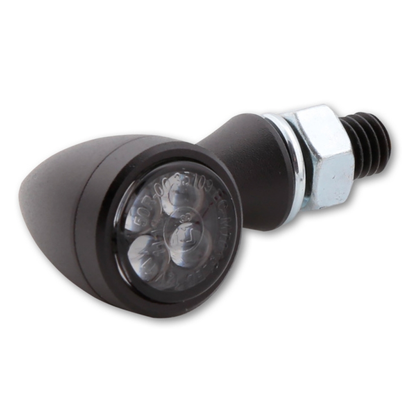 Blinkry na motorku Highsider Smart Sixteen Bullet LED kouřově šedé