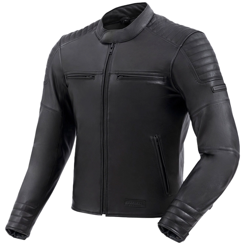 Kožená bunda na motorku Rebelhorn Hunter II černá