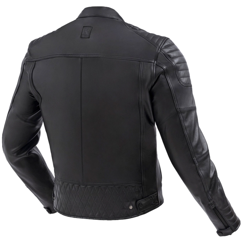 Kožená bunda na motorku Rebelhorn Hunter II černá