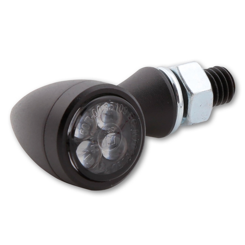 Blinkry na motorku Highsider Smart Sixteen Bullet LED 3v1 kouřově šedé