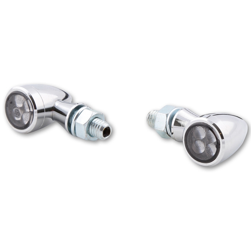 Blinkry na motorku Highsider Smart Sixteen Bullet LED 3v1 chromované