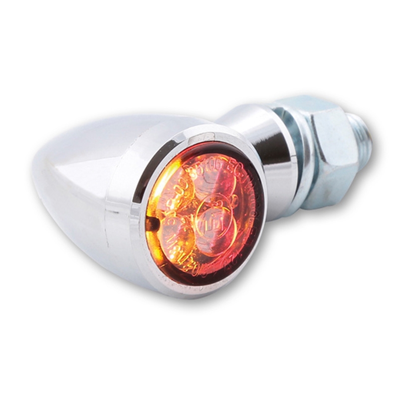 Blinkry na motorku Highsider Smart Sixteen Bullet LED 3v1 chromované