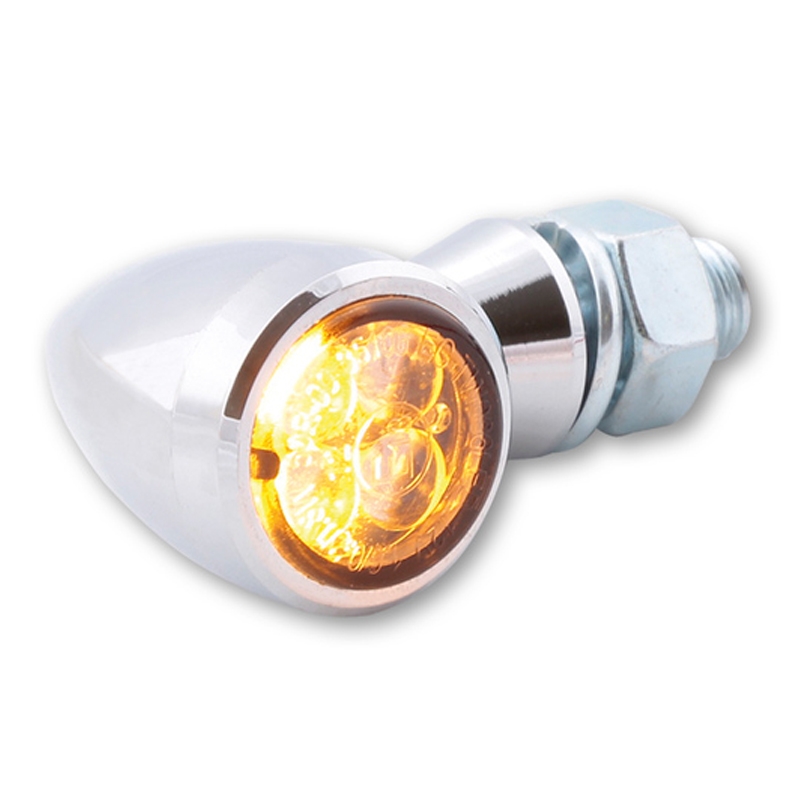 Blinkry na motorku Highsider Smart Sixteen Bullet LED 3v1 chromované