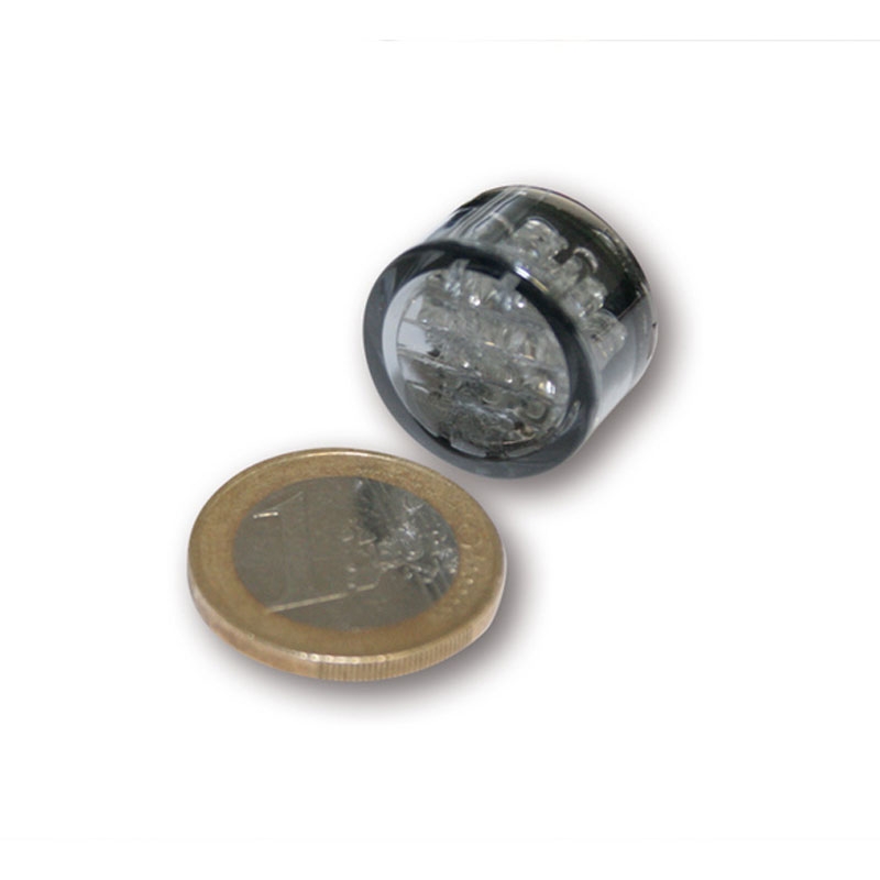 Zadní světlo na motorku Highsider Smart Pin LED kouřově šedé