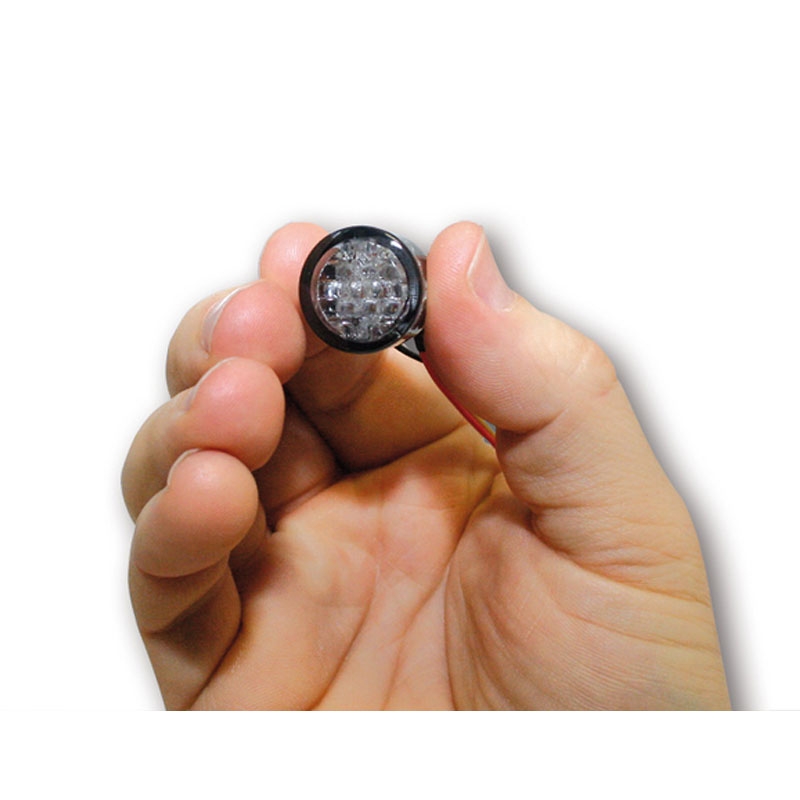 Zadní světlo na motorku Highsider Smart Pin LED kouřově šedé