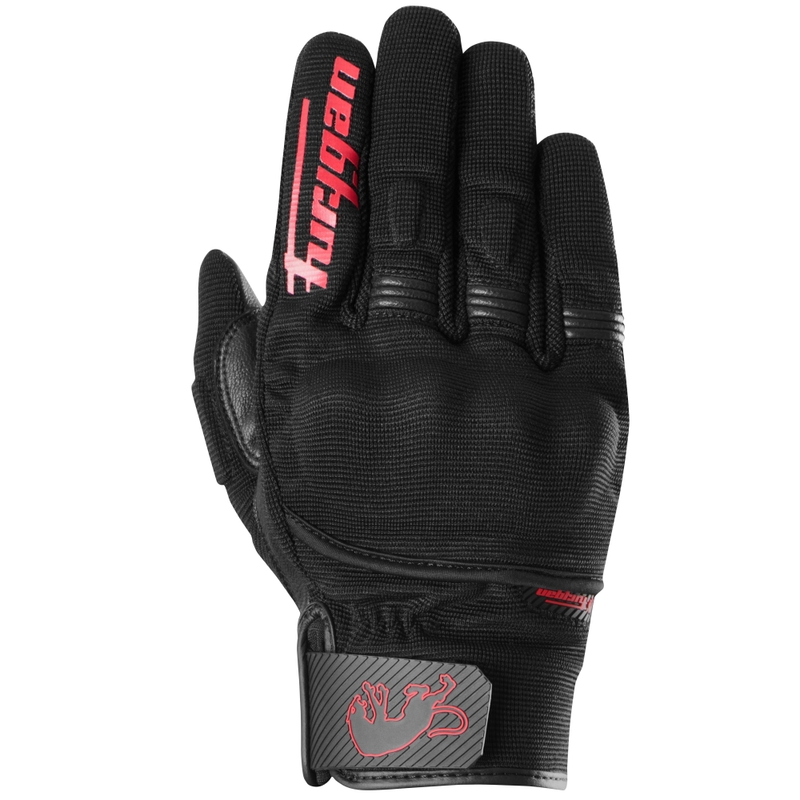 Rukavice na motorku Furygan Jet D3O Evo černo-červené