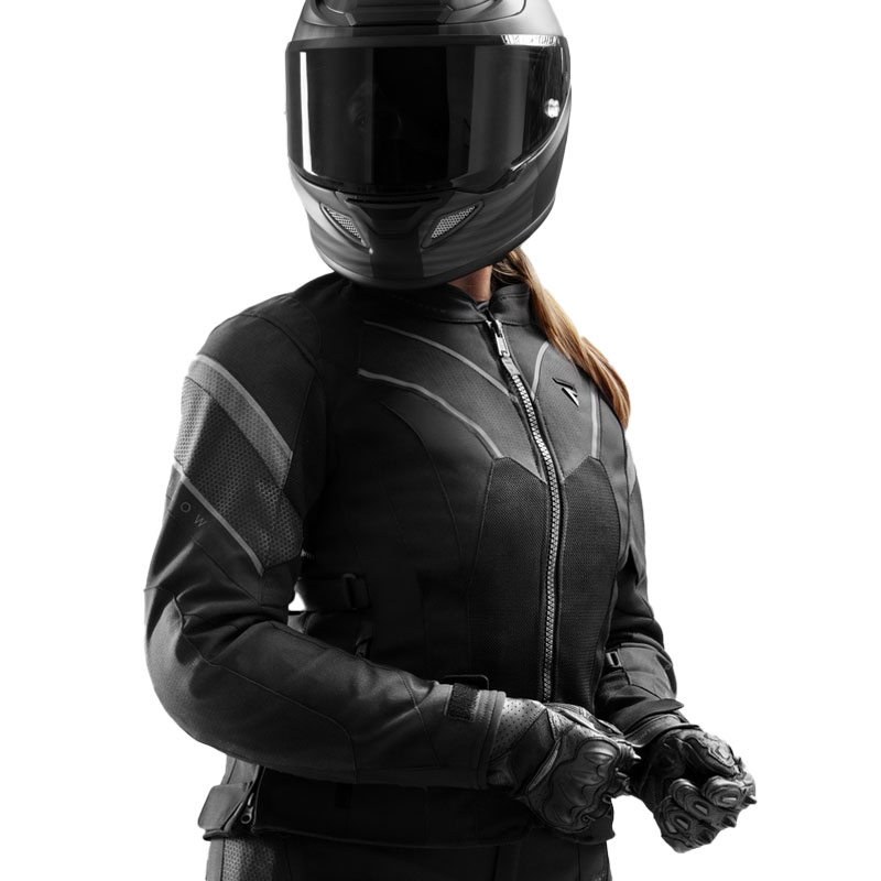 Dámská bunda na motorku Rebelhorn Hiflow V černá