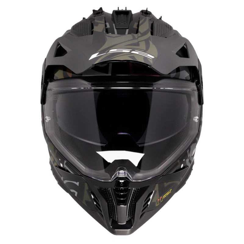 Enduro helma na motorku LS2 MX702 Pioneer II Rangi černá