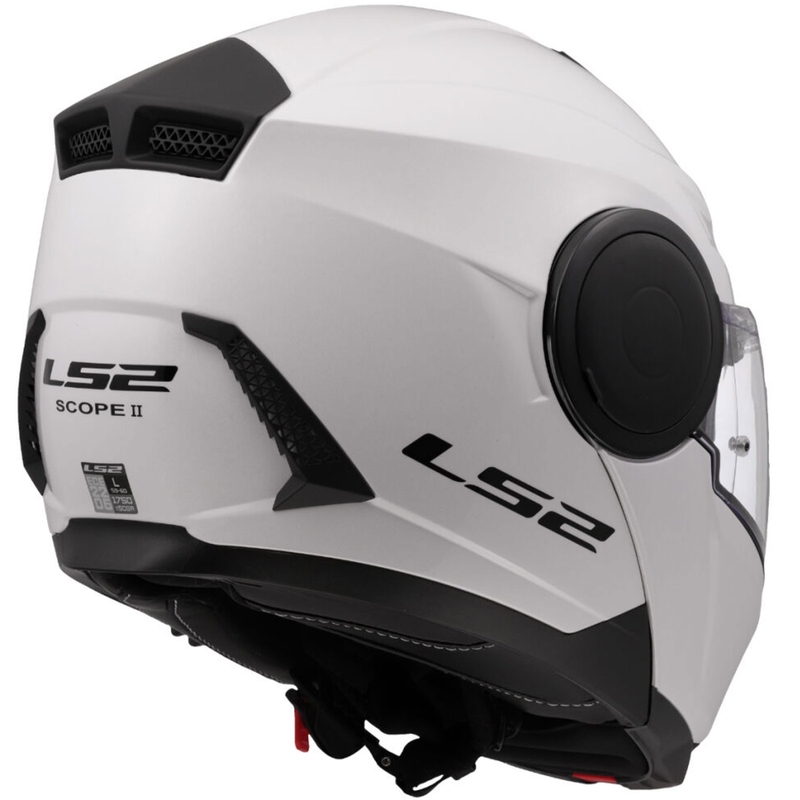 Výklopná helma na motorku LS2 FF902 Scope II Solid bílá