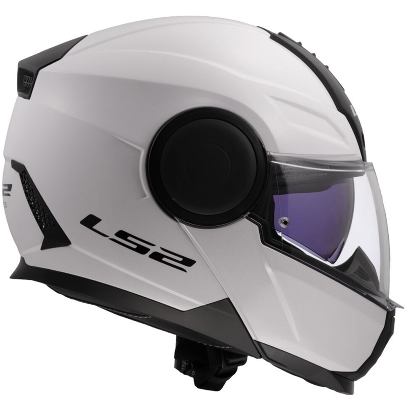 Výklopná helma na motorku LS2 FF902 Scope II Solid bílá