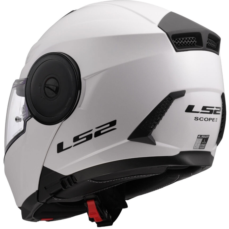 Výklopná helma na motorku LS2 FF902 Scope II Solid bílá