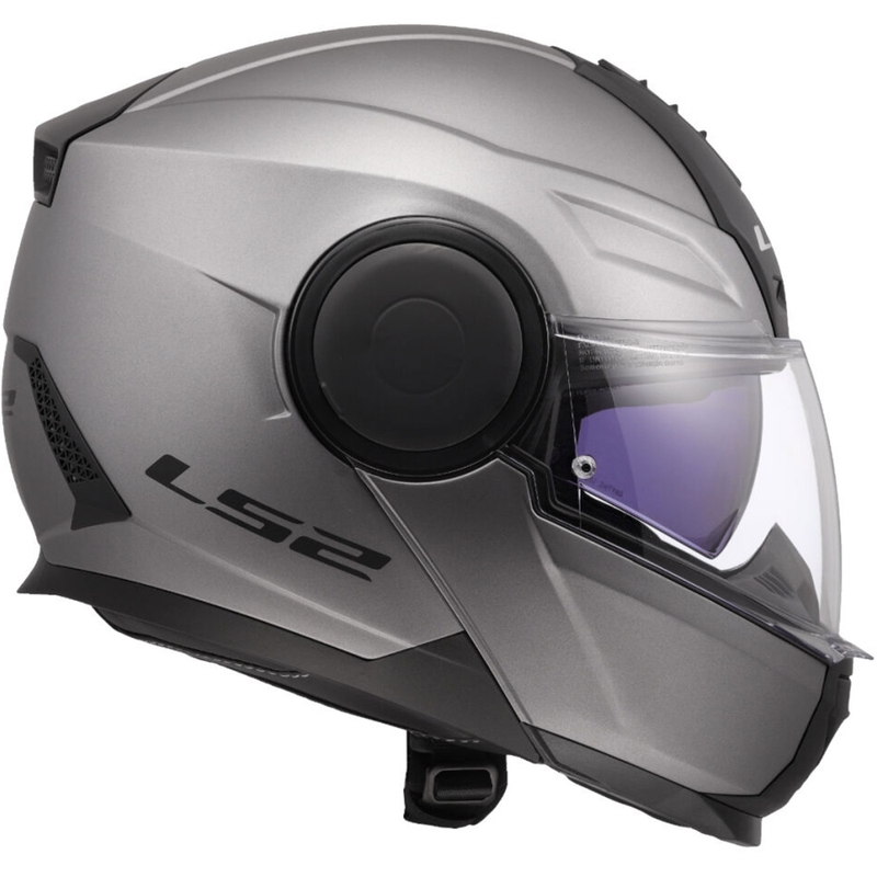 Výklopná helma na motorku LS2 FF902 Scope II Solid matná titanová