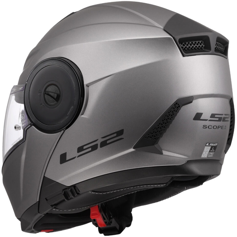 Výklopná helma na motorku LS2 FF902 Scope II Solid matná titanová