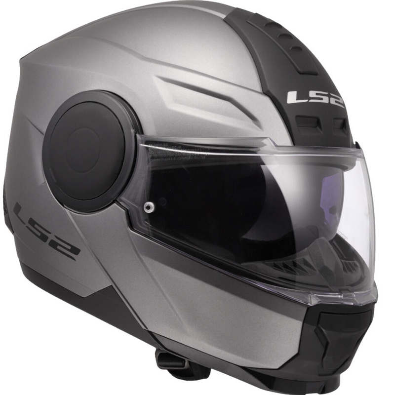 Výklopná helma na motorku LS2 FF902 Scope II Solid matná titanová