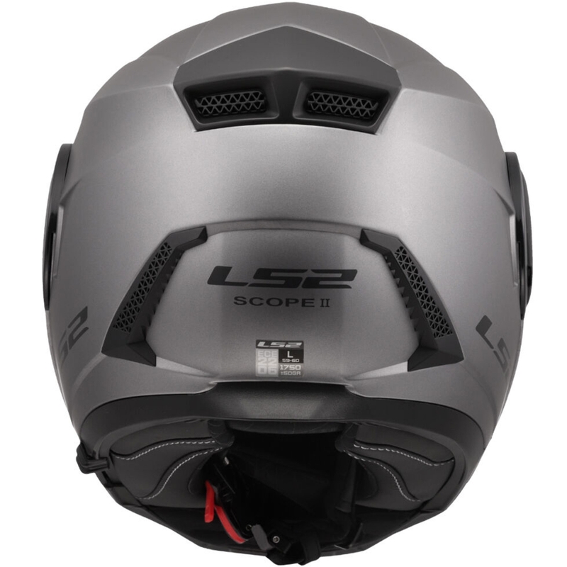 Výklopná helma na motorku LS2 FF902 Scope II Solid matná titanová