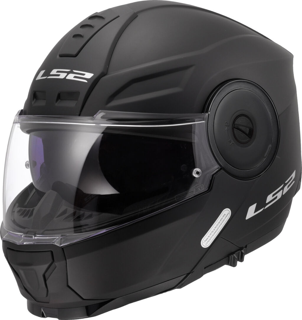 Výklopná helma na motorku LS2 FF902 Scope II Solid matná černá Velikost: M