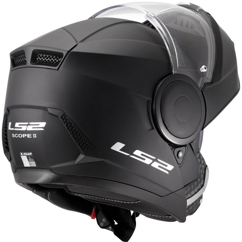 Výklopná helma na motorku LS2 FF902 Scope II Solid matná černá
