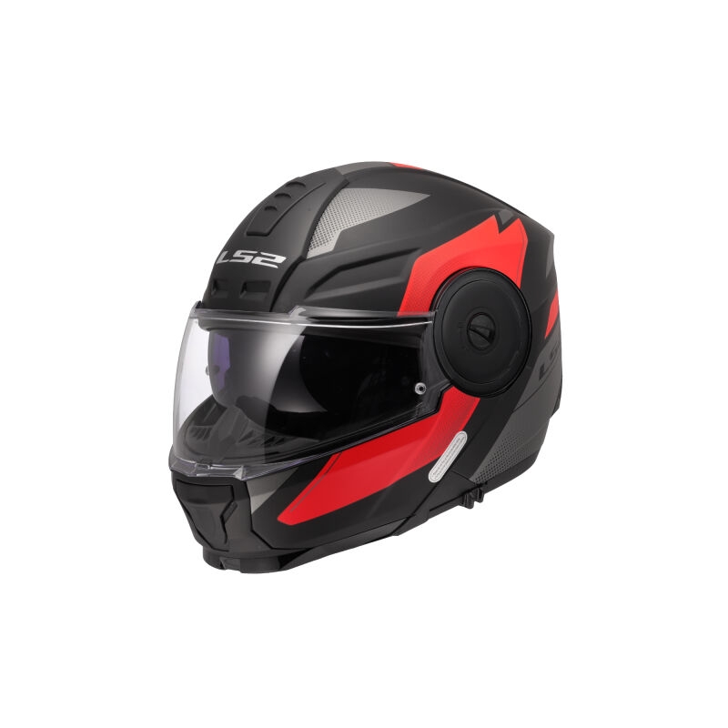 Výklopná helma na motorku LS2 FF902 Scope II Duria černo-červená