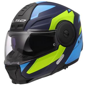 Výklopná helma na motorku LS2 FF902 Scope II Duria modro-fluo žlutá