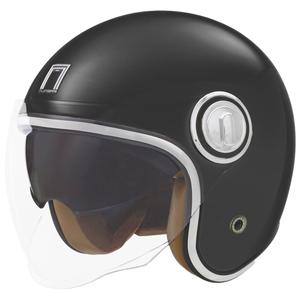 Otevřená helma na motorku NOX PREMIUM Heritage matná černá