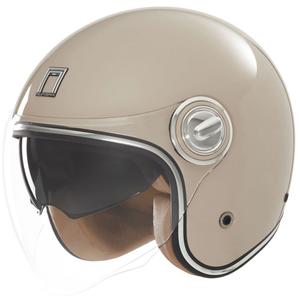 Otevřená helma na motorku NOX PREMIUM Heritage béžová