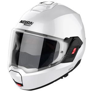 Překlápěcí helma na motorku Nolan N120-1 Classic N-com bílá