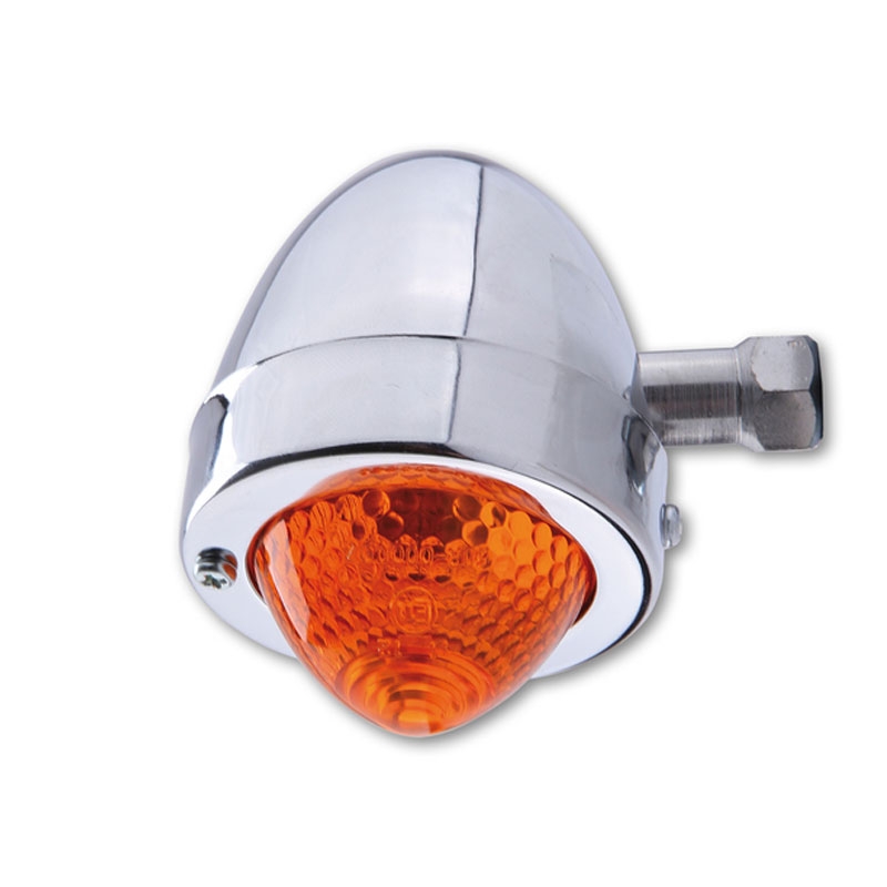 Blinkry na motorku Highsider Smart Bullet Pike chromované