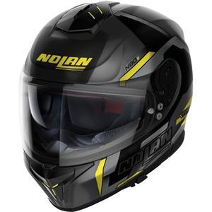 Integrální přilba na motorku Nolan N80-8 Wanted N-com černo-fluo žlutá