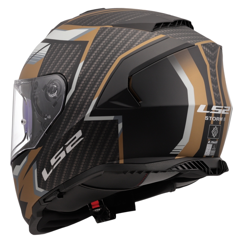 Integrální helma na motorku LS2 FF800 Storm II Tracker černo-zlatá