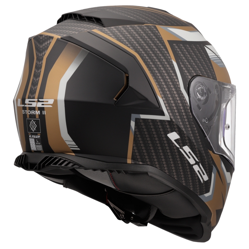 Integrální helma na motorku LS2 FF800 Storm II Tracker černo-zlatá