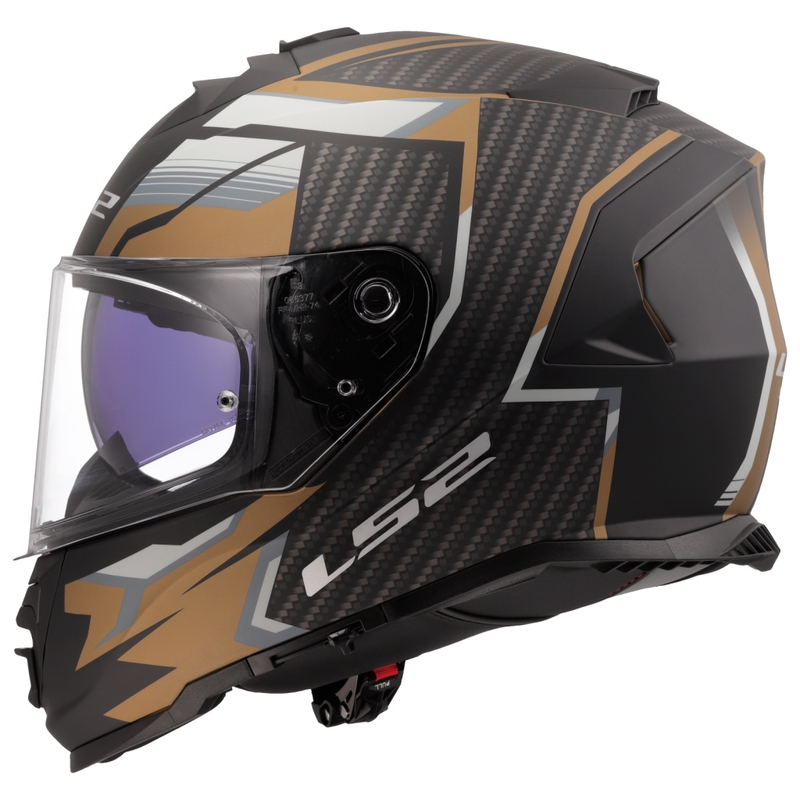 Integrální helma na motorku LS2 FF800 Storm II Tracker černo-zlatá