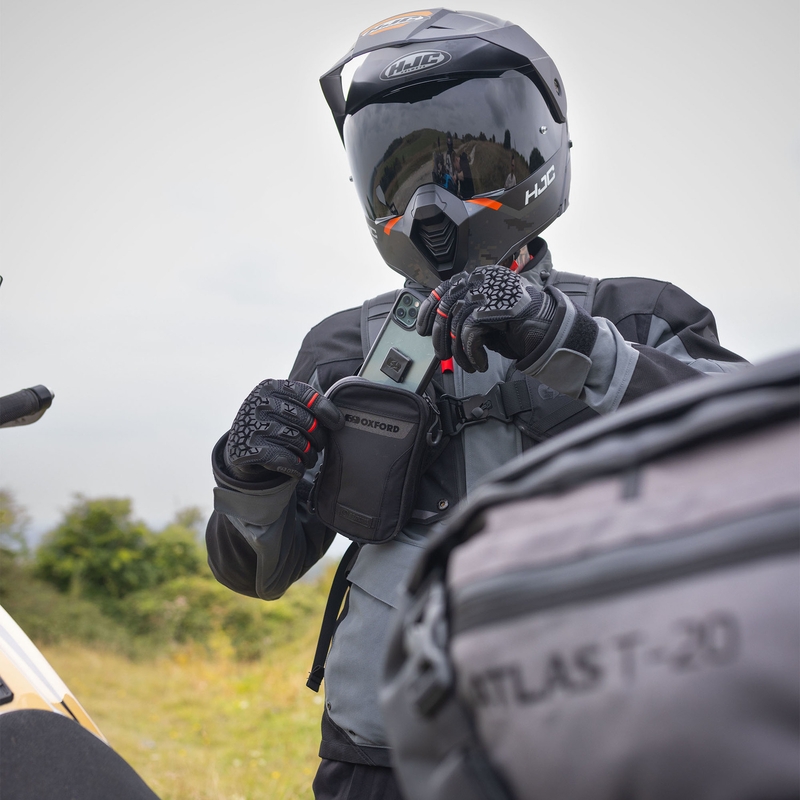 Přídavná kapsička na batohy Oxford Atlas černá 0,8 l