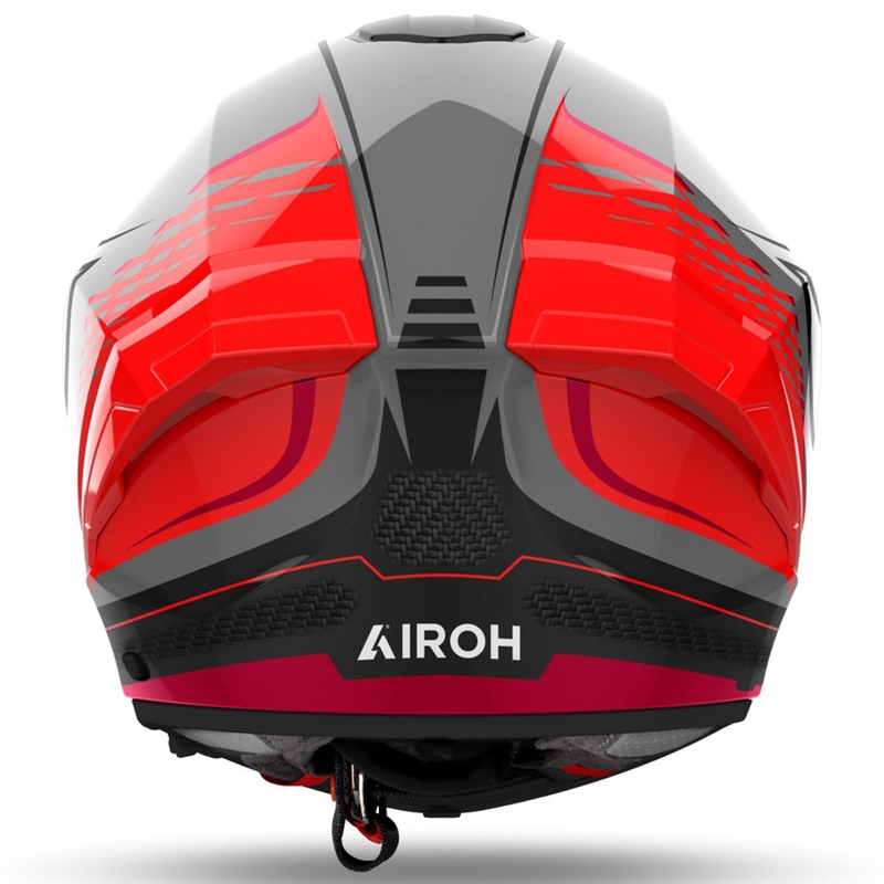 Integrální helma na motorku Airoh MATRYX Rocket lesklá červená