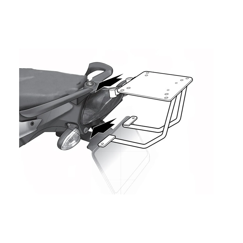 Montážní sada Top Master SHAD pro BMW F 800 S 2007-2015, BMW F 800 R 2007-2015