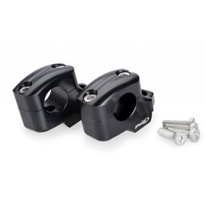 Zvýšení řidítek PUIG PULLBACK 22101N černý height 25mm, d 29mm