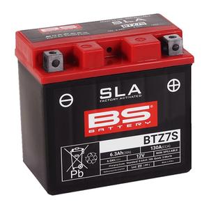 Továrně aktivovaná motocyklová baterie BS-BATTERY BTZ7S (YTZ7S) SLA