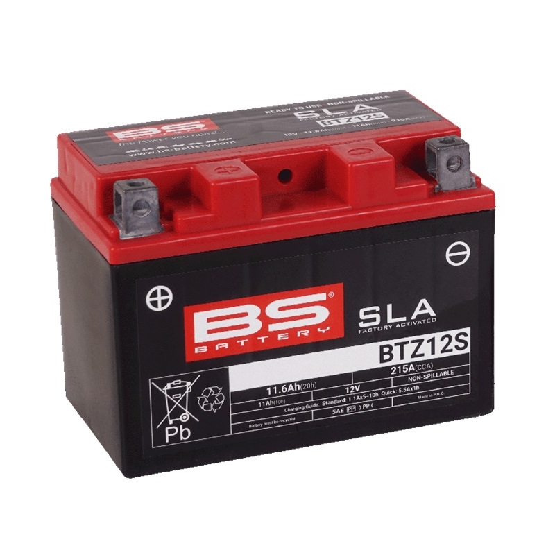 Továrně aktivovaná motocyklová baterie BS-BATTERY SLA