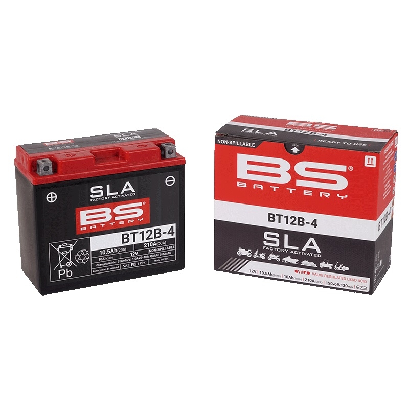 Továrně aktivovaná motocyklová baterie BS-BATTERY SLA